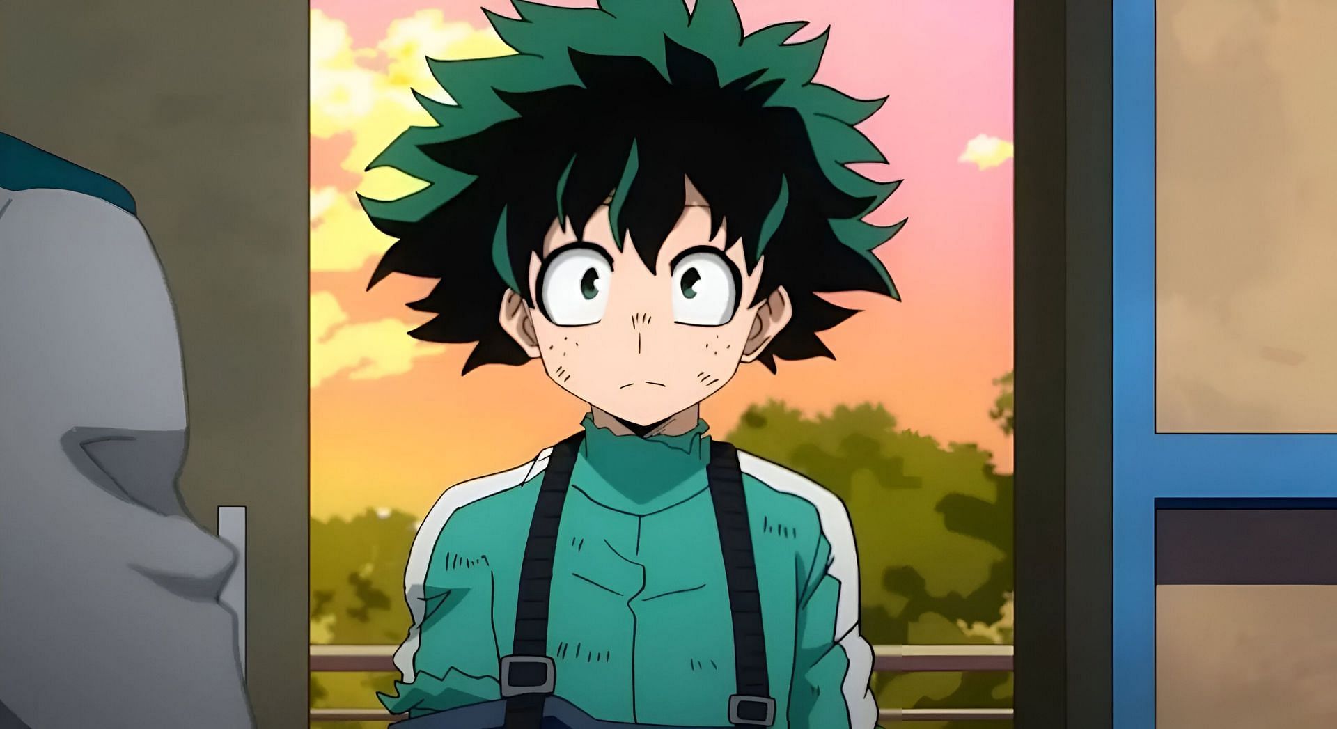 One of the anime protagonists, Izuku Midoriya (Image via Bones)